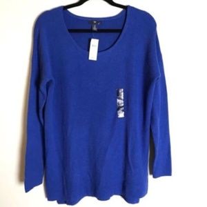 Gap Women Large Blue Oversized Sweater